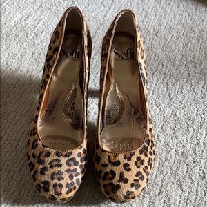 Leopard print heels